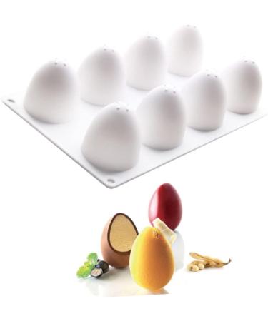OUNONA 8 Baking Pan Cake Pan Candle Molds Soap Making Molds Bunny Silicone Mold Silicone Cake Molds Non Easter Egg Mold Silicone Fondant Molds DIY Baking Molds Eggs Bakeware 3D - Buy Online on GoSupps.com