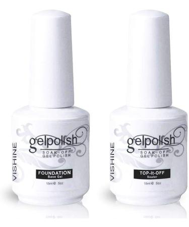 Vishine Gelpolish Manicure Salon UV LED Soak Off Gel Nail Polish & Base Coat Top Coat Set Dark Purple(1339) - Buy Online on GoSupps.com