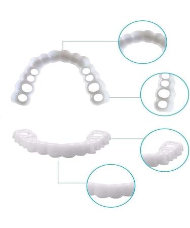 Snap-On Tooth Veneers for Men & Women - Cover Imperfect Teeth & Fallacies - Instant Smile & Trust with Temporary Artificial Tooth Covers - Buy Online on GoSupps.com