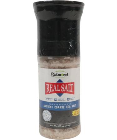Redmond Real Salt - 4.5 OZ Unrefined Salt Grinder and 16 OZ Coarse Salt for Grinder Refill - Unrefined and Non Iodized Mineral Coarse Sea Salt. Experience the Best Tasting All Natural Salt. - Buy Online on GoSupps.com