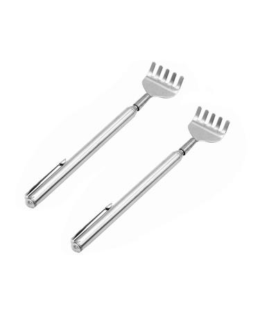 ROSENICE Telescopic Back Scratcher Stainless Steel Back and Body Massager 2 Pieces