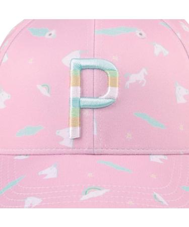 PUMA GOLF Girls' Standard Unicorn P Hat - Chalk Pink/Angel Blue - One Size - Buy Online on GoSupps.com
