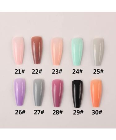 kawehiop 24 Pieces Extra Long Press on Nails Artificial DIY Solid French Graceful Colour-fast Nail for Manicure Salons Art - Buy Online on GoSupps.com