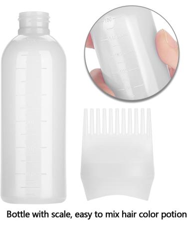 3 Colors Hair Coloring Tool Dyeing Bottle Brush Shampoo Hair Color Oil Comb Applicator Tool(white) - Buy Online on GoSupps.com