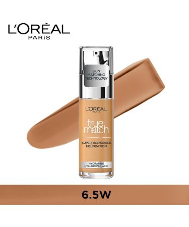 LOr al Paris True Match Foundation 30ml - 6.5W G - Buy Online on GoSupps.com