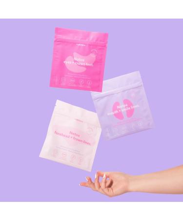 Notox Mouth + Smile Lines - Nudie Face 100% Medical Grade Silicone Wrinkle Patches | Reusable Silicone Patches To Reduce Mouth and Smile Lines | Fine Line & Wrinkle Reduction | Fast Results - Buy Online on GoSupps.com