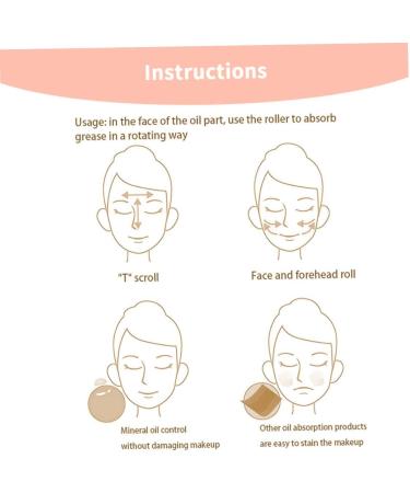 Oil Absorbing Roller - Natural Volcanic Stone Facial Oil Control Stick Mini Massager | Best for Oily Skin - Buy Online on GoSupps.com