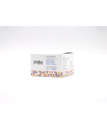 Vita A & Collagen Rich Cream - Anti Aging Face Cream with Marine Collagen | 80ml Korean Skincare for Fine Lines & Wrinkles - Buy Online on GoSupps.com