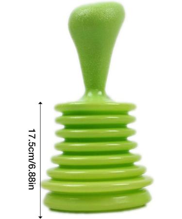 Shower Plunger | Handy Suction Cup Cleaner for Pipeline Bathroom Drain Cleaner Tool for Unclogging Slow Sinks Tubs and Showers Small and Powerful Green - Buy Online on GoSupps.com