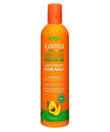 Cantu Avocado Lightweight Hair Milk Hydrating 12 Ounce (354ml) (Pack of 6)