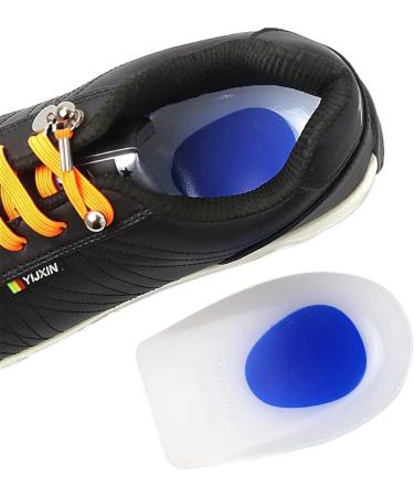 Buy Extra Soft Shoe Heel Silicone Cushions for Men - Shock Absorption Liner for Heel Spurs & Cracked Heels (X-Large Blue) - International Shipping - Buy Online on GoSupps.com