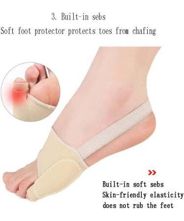 DEAVER Bunion Toe Separator Spreader - Anti-Pain Care Cover for Hallux Valgus - 4 Pairs Small - Buy Online on GoSupps.com