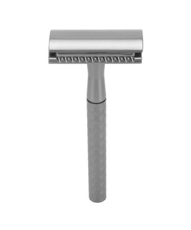 Double Edge Razor with Durable Short Handle Double Edge Safety Razor Manual Beard Trimmer (without blade)