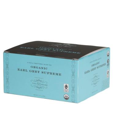 Harney & Sons A Rich & Traditional Black Tea Organic Earl Grey Supreme 50 Tea Bags 3.17 oz (90 g)