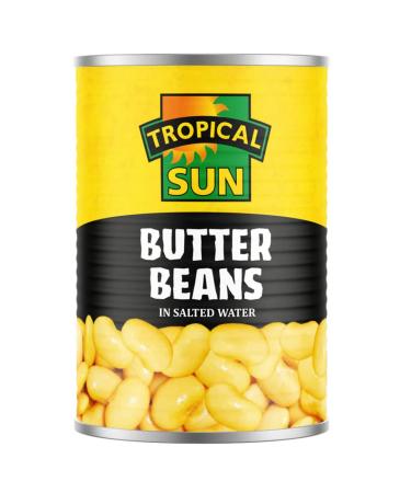 2 x Tropical Sun Butter Beans 12 x 400g