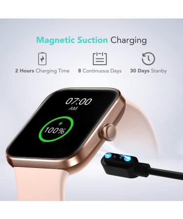 SKG Smart Watch for Women - 5ATM Swimming Waterproof Fitness Tracker with Health Monitor - V7 Pink - Buy Online on GoSupps.com