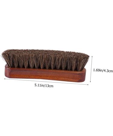 Horse Hair Brush Hat Cleaner for Baseball Caps & Shoes - Shoe Cleaner Kit with Iron Cleaner, Melamine Sponges, and Shoe Shine Machine - Multifunction 13X4.3CM - Buy Online on GoSupps.com