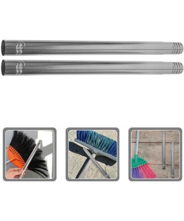 Uonlytech Stainless Steel Broomstar Replacement - 2 Pieces 25mm Threaded Broomstick Rods for International Shipping - Buy Online on GoSupps.com