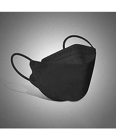 Buy WEXCV 100 Pack Disposable Masks for Kids - 4D Breathable Dustproof Protection - Black Mouth-Nose Cover for Young Girls - Buy Online on GoSupps.com