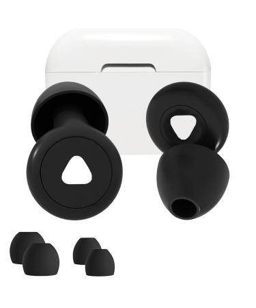 Ear Plugs for Sleeping Noise Cancelling Reusable Earplugs for Sleep Reduction Soft Silicone Soundproof Night Hearing Protection for Focus Study Work Travel with Storage Case