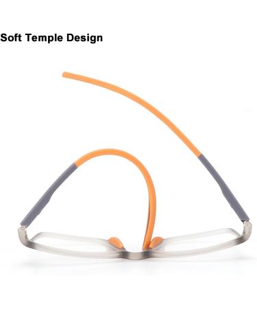 Stylish Photochromic Reading Glasses | Ultra-Light TR Sunglasses for Men & Women | UV Protection in Black & Red (+1.5) - Buy Online on GoSupps.com