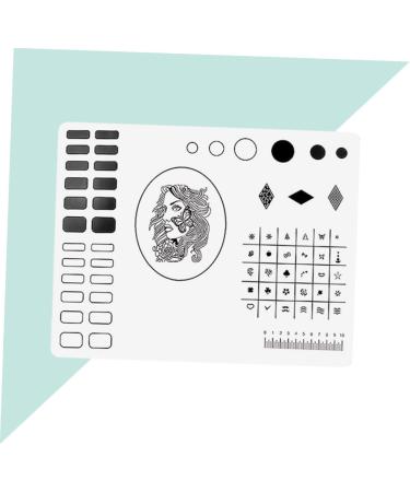 Beaupretty Nail Tools Accessories art transfer tool Salon Manicure tool Sticker Guide tools art mat stamp plate art stamping mats decorations accessories art tool coloring Tools Manicure Mat 40.5*30.5cm As Shown - Buy Online on GoSupps.com