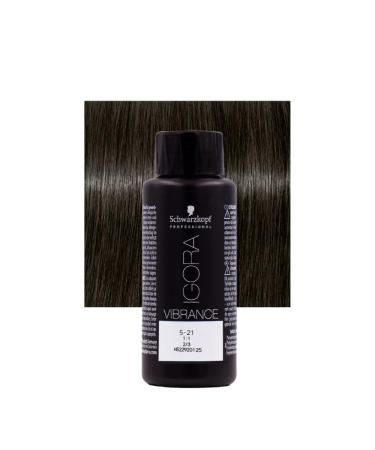 Schwarzkopf Igora Vibrance Raw Essentials 5-21 Light Brown Ash Cendr Red/copper 1 piece (1 pack)