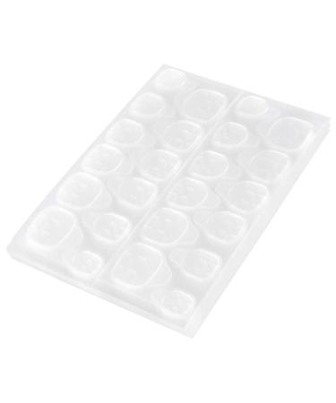 Double-side Glue Nail Sticker Adhesive Transparent Nail Sticker Non-toxic Transparent Double Sided Adhesive Flexible Fake Nail Stickers for Manicure Supplies. 10 Sheets