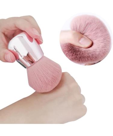 Makeup Powder Brushes Makeup Powder Brushes Foundation Set Face Professional Head Large Mineral Rose Gold 2PCS - Buy Online on GoSupps.com