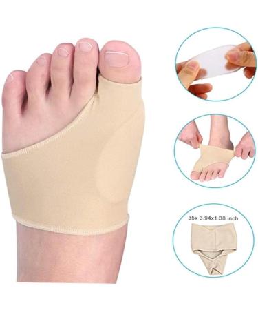 Bunion Corrector Foot Support Brace - Hallux Valgus & Hammer Toe Splint - Relief Sock with Toe Separator & Cushion Guards - Buy Online on GoSupps.com