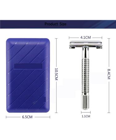 Double Edge Safety Razor for Men & Women - Unisex Shaving with Elegant Gift Box - Compatible with All Double Edge Razor Holders - Buy Online on GoSupps.com