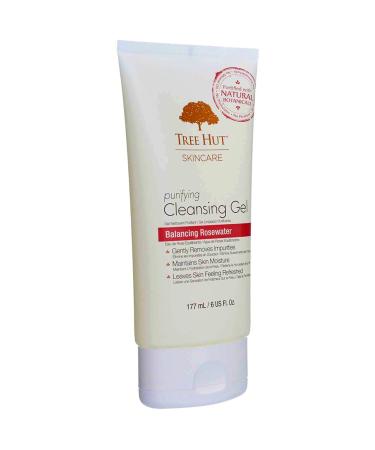 Tree Hut Cleansing Gel 6oz Purifying Rose Water - 2 Pack | International Shipping Available - Buy Online on GoSupps.com