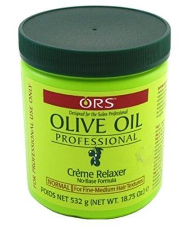 Ors Olive Oil Creme Relaxer Normal 18.75 Ounce Jar (555ml) (2 Pack)