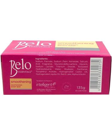 Belo Essentials Smoothening Whitening Body Bar New & Improved 135g - Buy Online on GoSupps.com