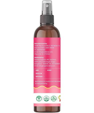Organic Netra Rose Water with Vitamin C | Exfoliates The Skin and Controls Oil | Excellent for Clearing Away Makeup & Dirt from Pores| Mist Spray for All Skin Type | Paraben and Alcohol Free -200ml - Buy Online on GoSupps.com