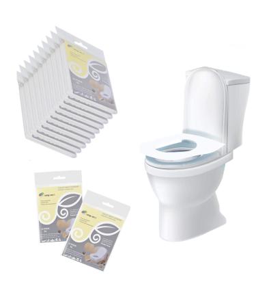 Toilet Seat Covers Disposable Travel Pack 120 Pack XL Thick Flushable Toilet Seat Covers for Portable Travel Potty Public Restrooms Paper Toilet Seat Cover Kids Adult Toilet Cover