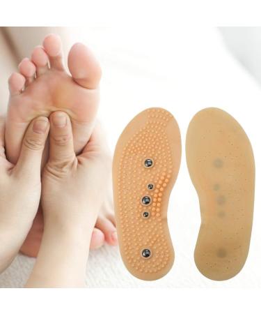 Magnetic Acupressure Insoles for Men Women | Foot Odor Cure Orthotic Shoe Inserts (Size 35-40) - Buy Online on GoSupps.com