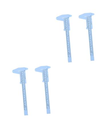 Beavorty 4 Pcs Eyebrow Ruler for Women Caliper Flexible Eyebrow Measure Makeup Tools Major Miss