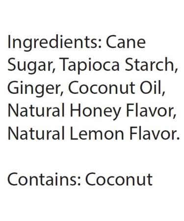 Bali's Best Ginger Chews - Zesty Lemon Flavor (1lb Jar) | 100% Real Ginger Candies - Sweet & Spicy Snacks for Sharing & Gifting - Buy Online on GoSupps.com