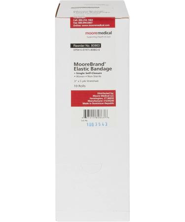 Buy McKesson Elastic Bandage Wrap - Tan Compression Bandage 3in x 4.5yd Hook & Loop Closure 10 Count - International Shipping Available - Buy Online on GoSupps.com