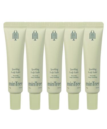 Sparkling Scalp Scaler 0.52oz X 5EA / 15g X 5EA Sparkling bubble type Scalp Scrub Alleviate Hair Loss Cooling Invigorates and Exfoliates Scalp Itchy Scalp (No Parabens Silicone Sulfate