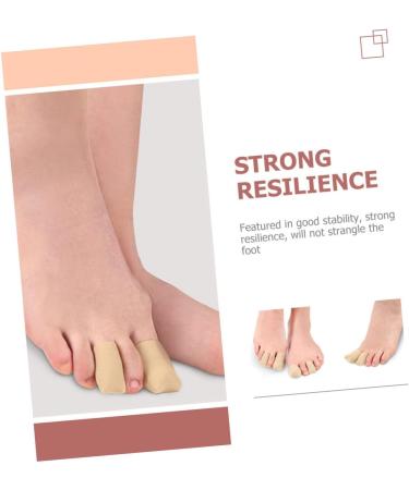 Silicone Toe Sleeves 2 Pairs - Pinky Toe Guards for Sneaker Toe Protection - Buy Online on GoSupps.com