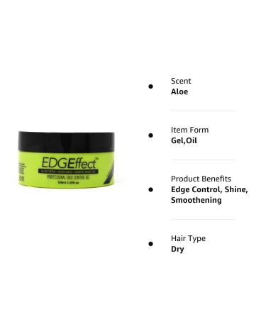 Magic Collection Edge Control Gel with Aloe Vera 3.38 oz - Professional Edge Effect for Smooth Edges - 3.38 Ounce - Buy Online on GoSupps.com