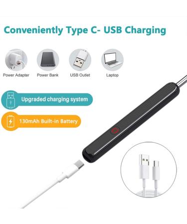 Zynewa Ear Wax Removal Kit - WiFi 1080p Camera Otoscope & Ear Spoon for Adults & Kids - Intelligent USB-C Ear Cleaner with Light - Buy Online on GoSupps.com