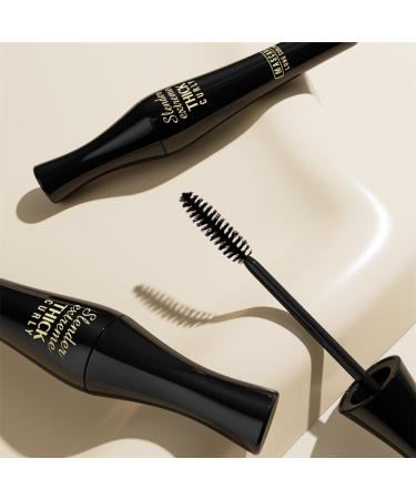 SuoHe Black 4D Silk Fiber Lash Mascara Waterproof Long Lasting Mascara Volume and Natural Beautifully Full Lengthening Thickening Softer Fuller Eyelashes Strengthening Smudgeproof Eyelash 1 PCS - Buy Online on GoSupps.com