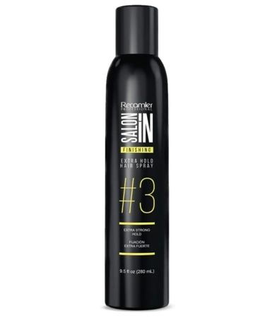 Extra Hold Hair LAC (Lacquer) or Spray Hair Styling Salon In Recamier | Saloon In Professional Cabello Peinados Elaborados (9.5oz-280ml Spray)