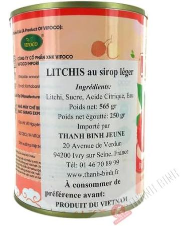 Lychee in light syrup 565g Vietnam - Pack of 3 - Buy Online on GoSupps.com