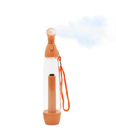 Brume Visage Visage Hydratant Portable pour Yeux - Appareil de Soin Manuel Hydratant Voyage Maison Camping Orange