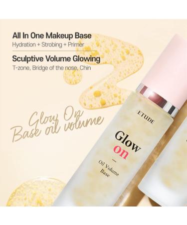 ETUDE Glow On Base Oil 30ml (21AD) | All-in-One Makeup for Glowing Dewy Finish | Korean Beauty - Buy Online on GoSupps.com