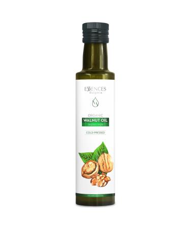 Essences Bulgaria Organic Walnut Oil 250ml | 100% Natural Cold-Pressed Oil | Extra Premium Quality | Excellent Taste | Dips | Salads | No Additives or Preservatives | Non-GMO | Vegan - Buy Online on GoSupps.com